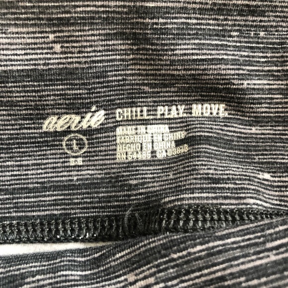 aerie Chill, Play, Move 3/4 Crop Hi-Rise Legging L - Picture 3 of 4